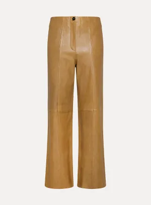 Nappa Trousers - Tan