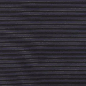 Night Navy Blue-Black 3D Stripe Stretch Polyester Semi-Sheer Knit Fabric