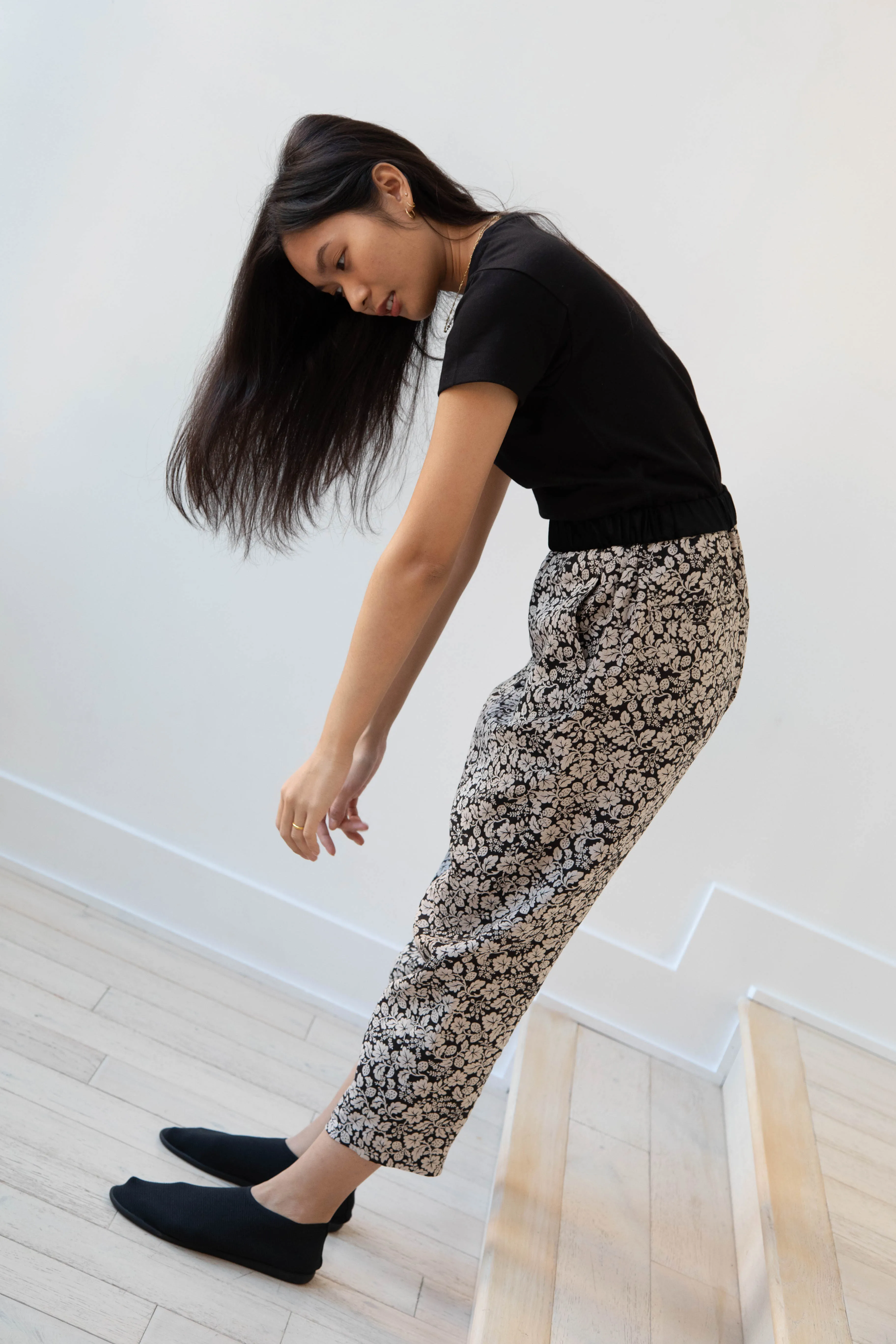 Old Man's Tailor | Wild Berry Print Tapered Trousers