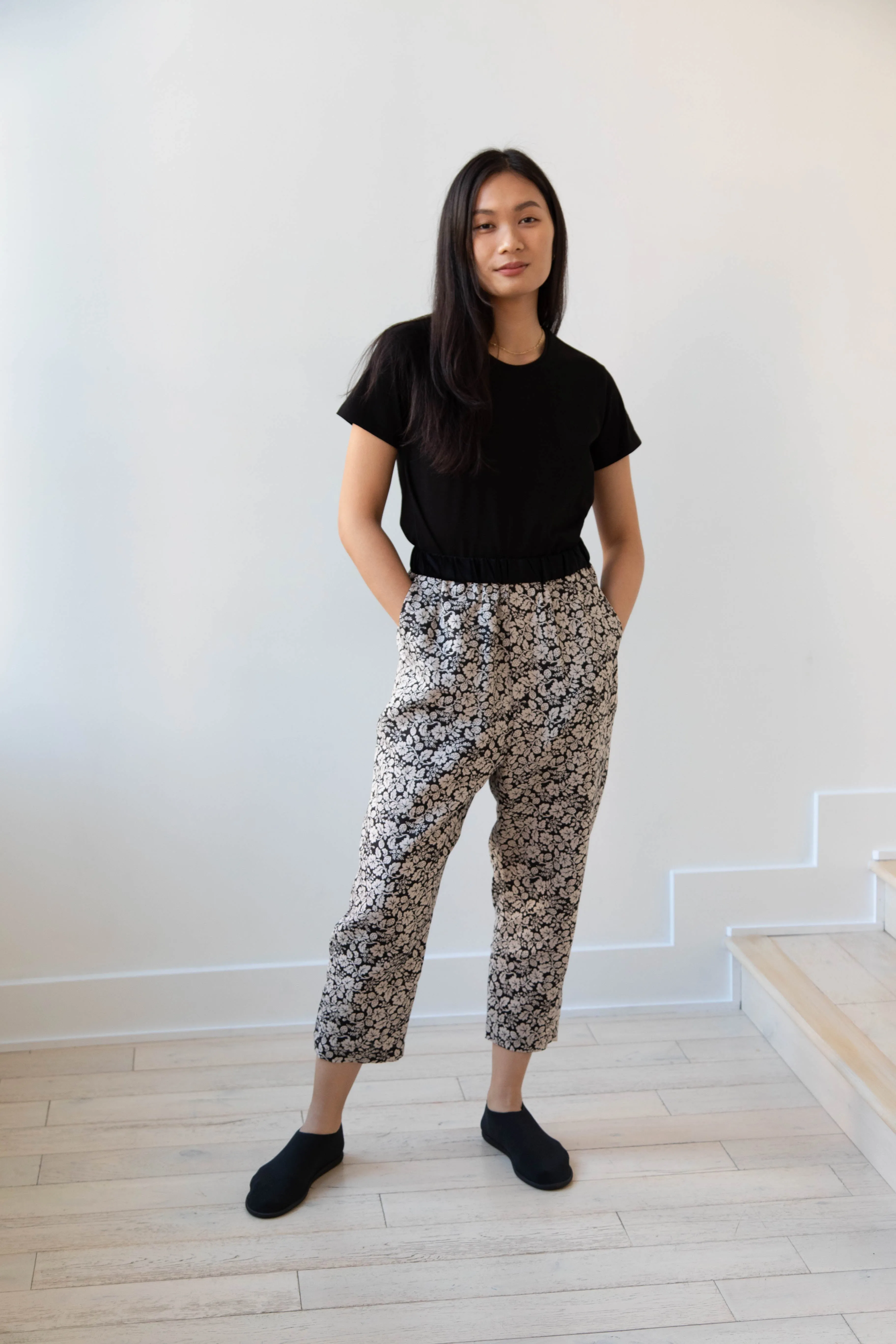 Old Man's Tailor | Wild Berry Print Tapered Trousers