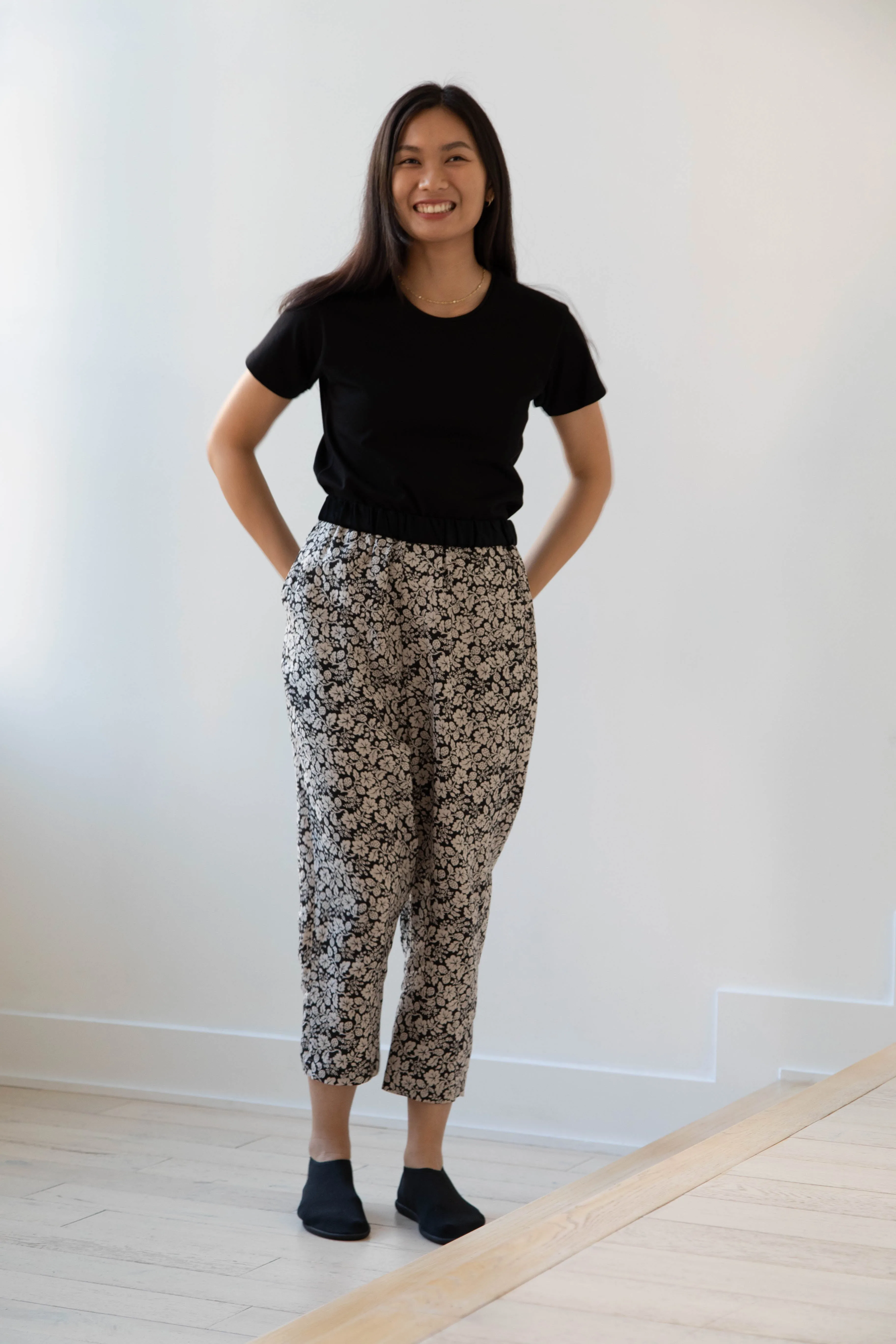 Old Man's Tailor | Wild Berry Print Tapered Trousers