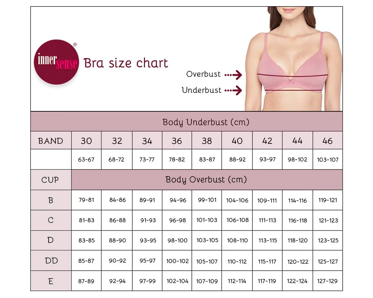 Organic Cotton  Antimicrobial Lace touch T-shirt Bra(Pack of 3)-ISB042-B.Pink_B.Pink_B.Pink-