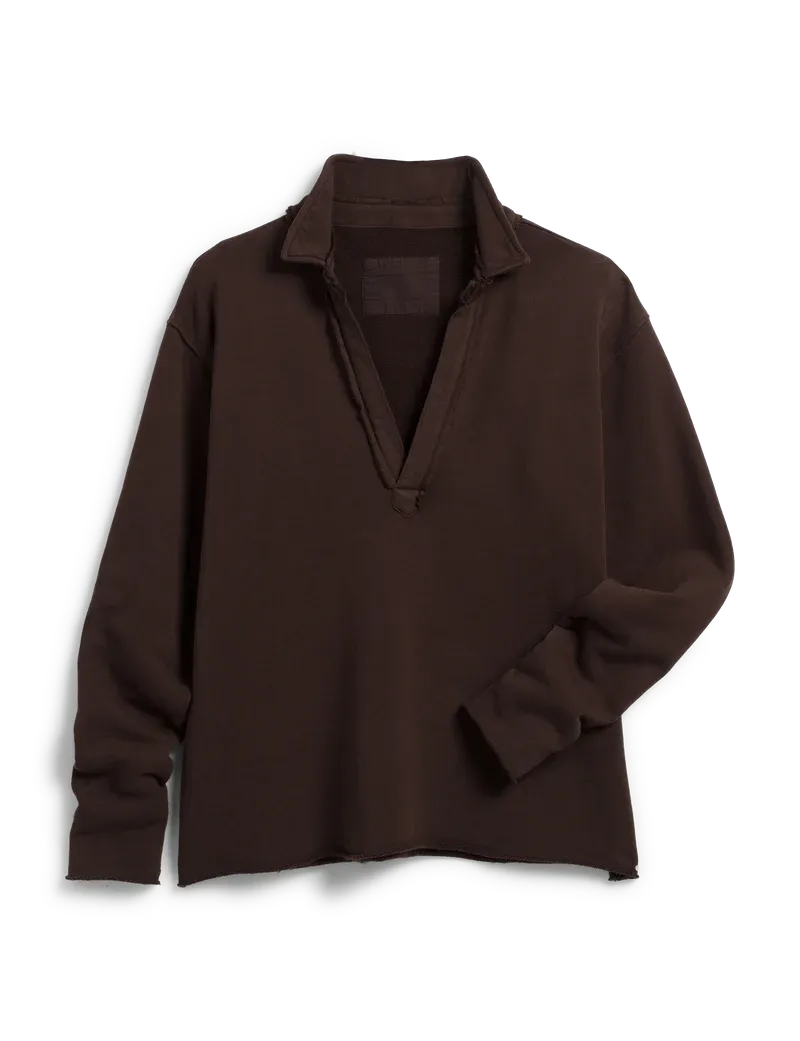 Patrick Popover Henley Triple Fleece