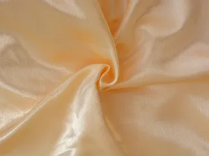 Precut of 1.5 Meter Golden Plain Moss Satin Fabric