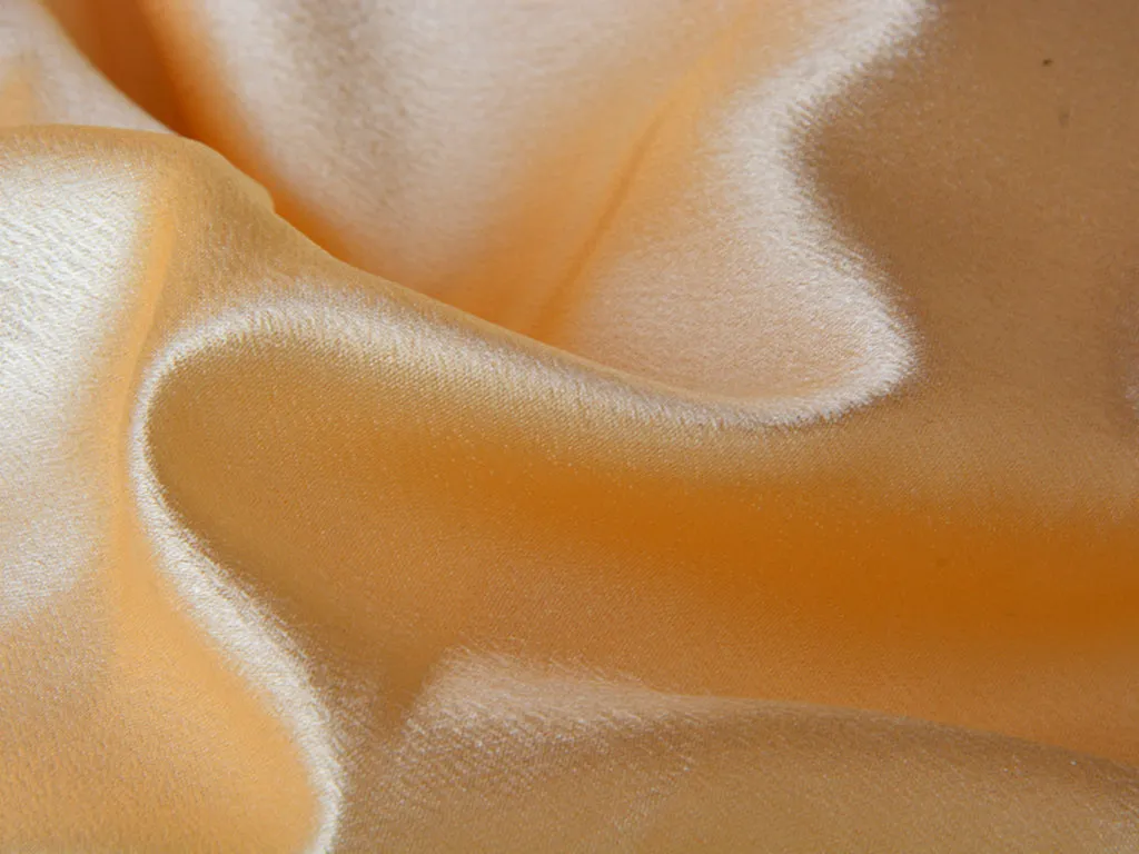Precut of 1.5 Meter Golden Plain Moss Satin Fabric