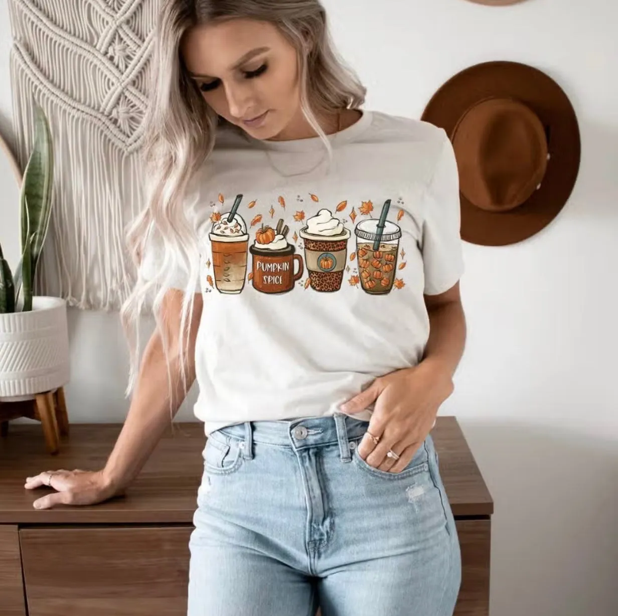 Pumpkin Spice Coffee Tee