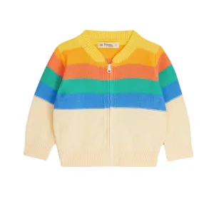 Rainbow Stripe Cardigan