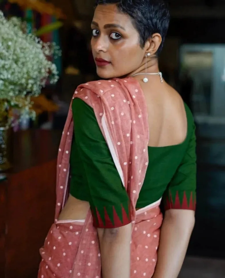 Readymade Gorgeous Green Cotton Blouse