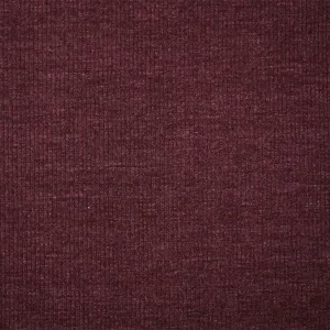 Red-Gray Rayon-Poly Stretch Spandex 2x2 Rib Knit Fabric
