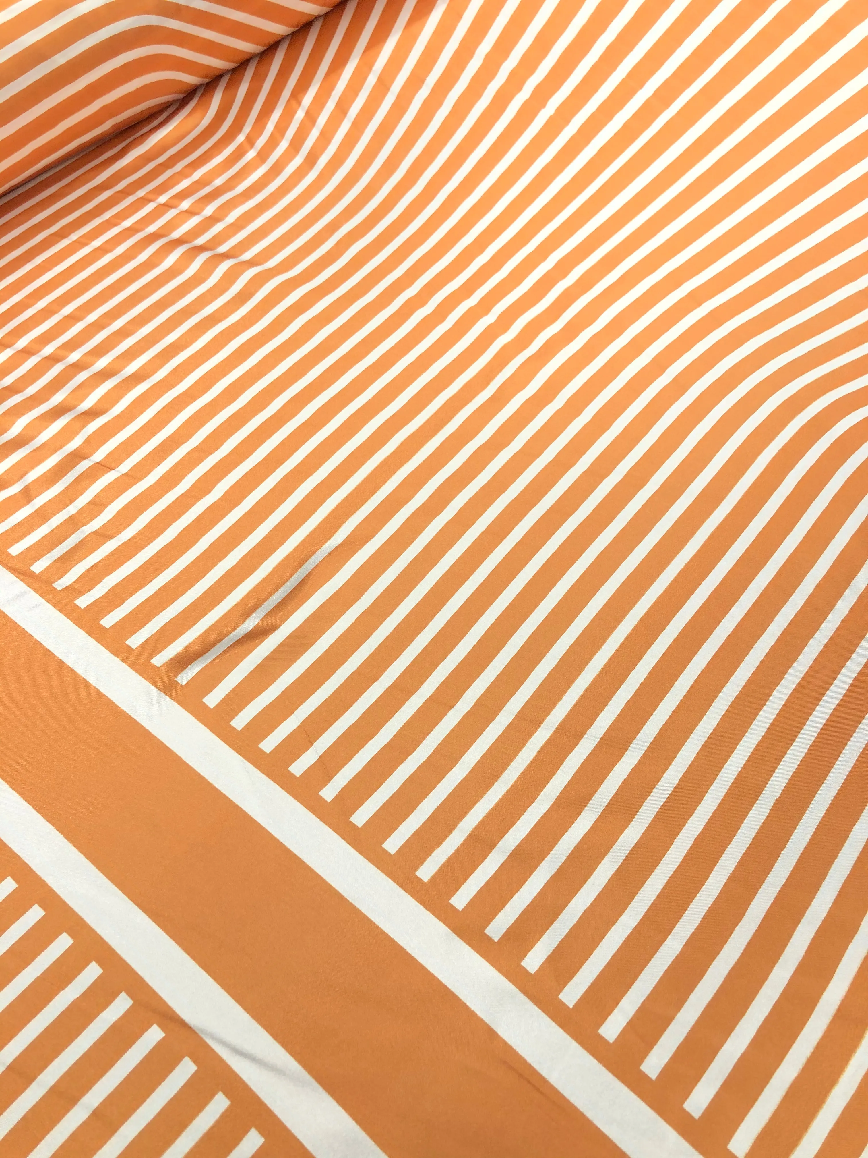 Satin Prints  - Cathedral Lines Citron