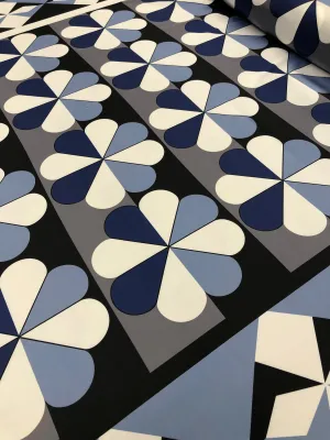 Satin Prints  - Clover Blue