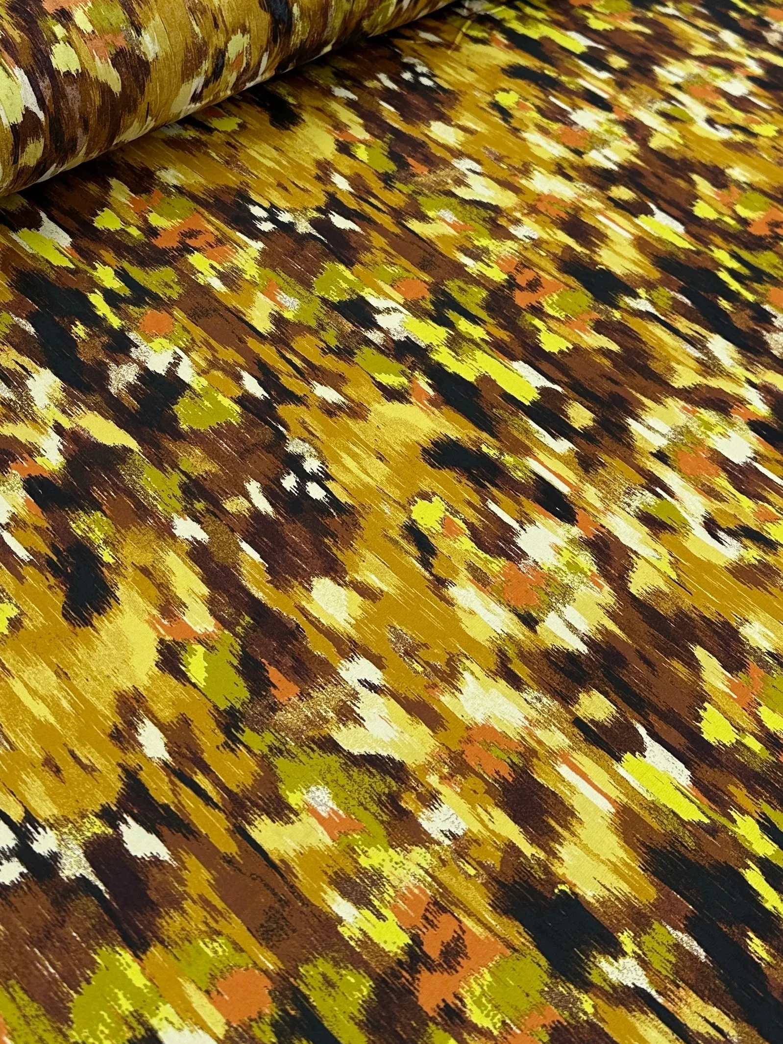 Satin Prints  - Speckled Gold