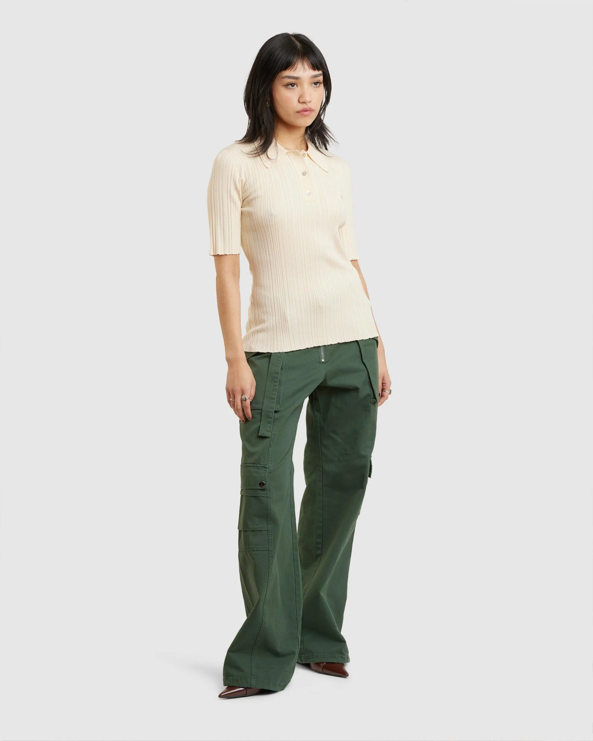 Smooth Knit Top Light Yellow
