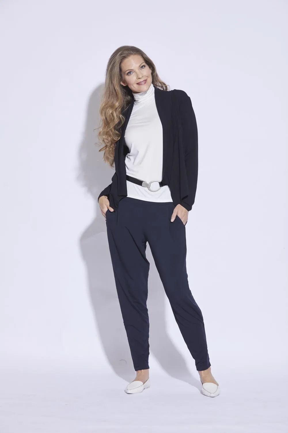 Soft Collar Cardigan - Micromodal