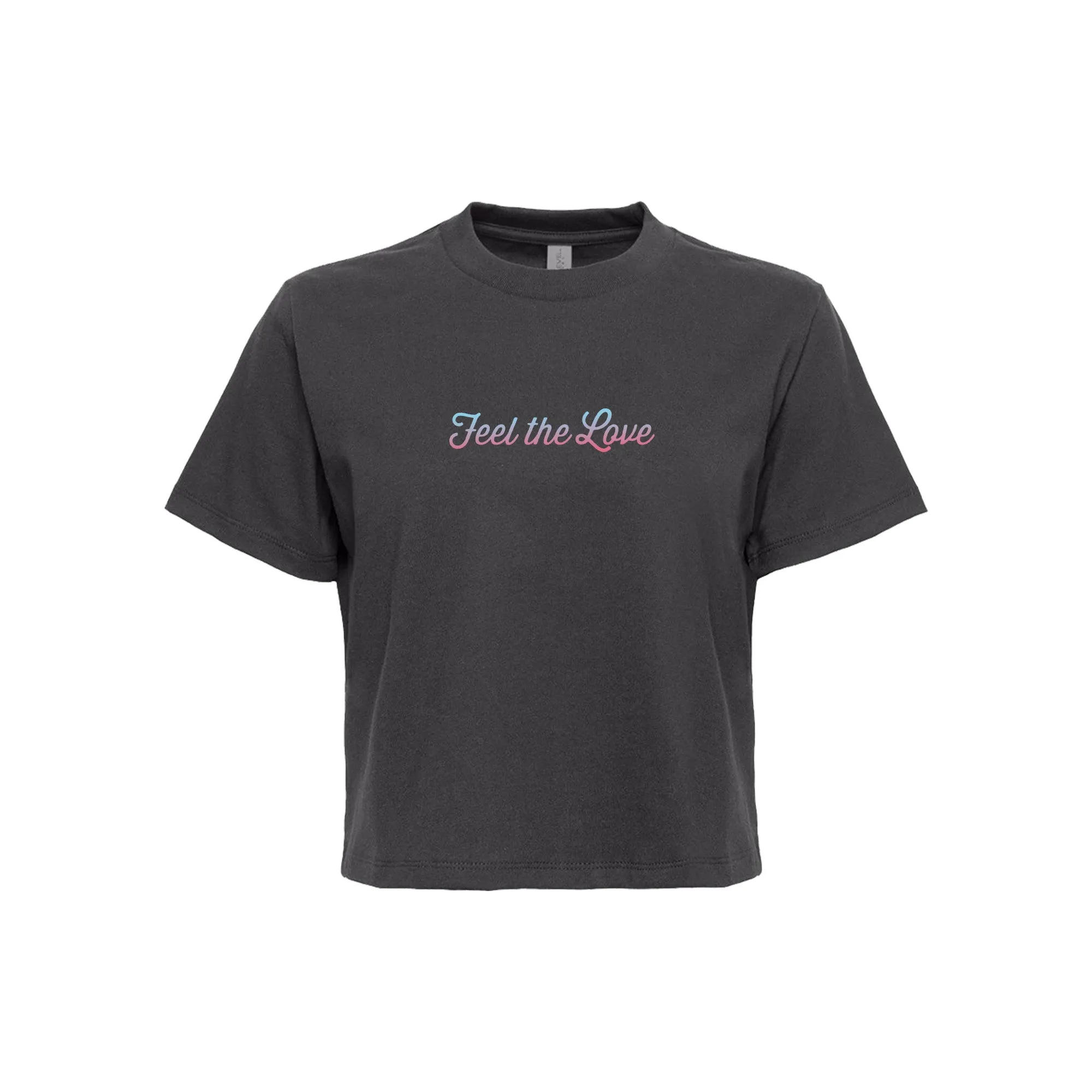 TAMMY FAYE Feel The Love Crop Tee