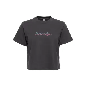 TAMMY FAYE Feel The Love Crop Tee