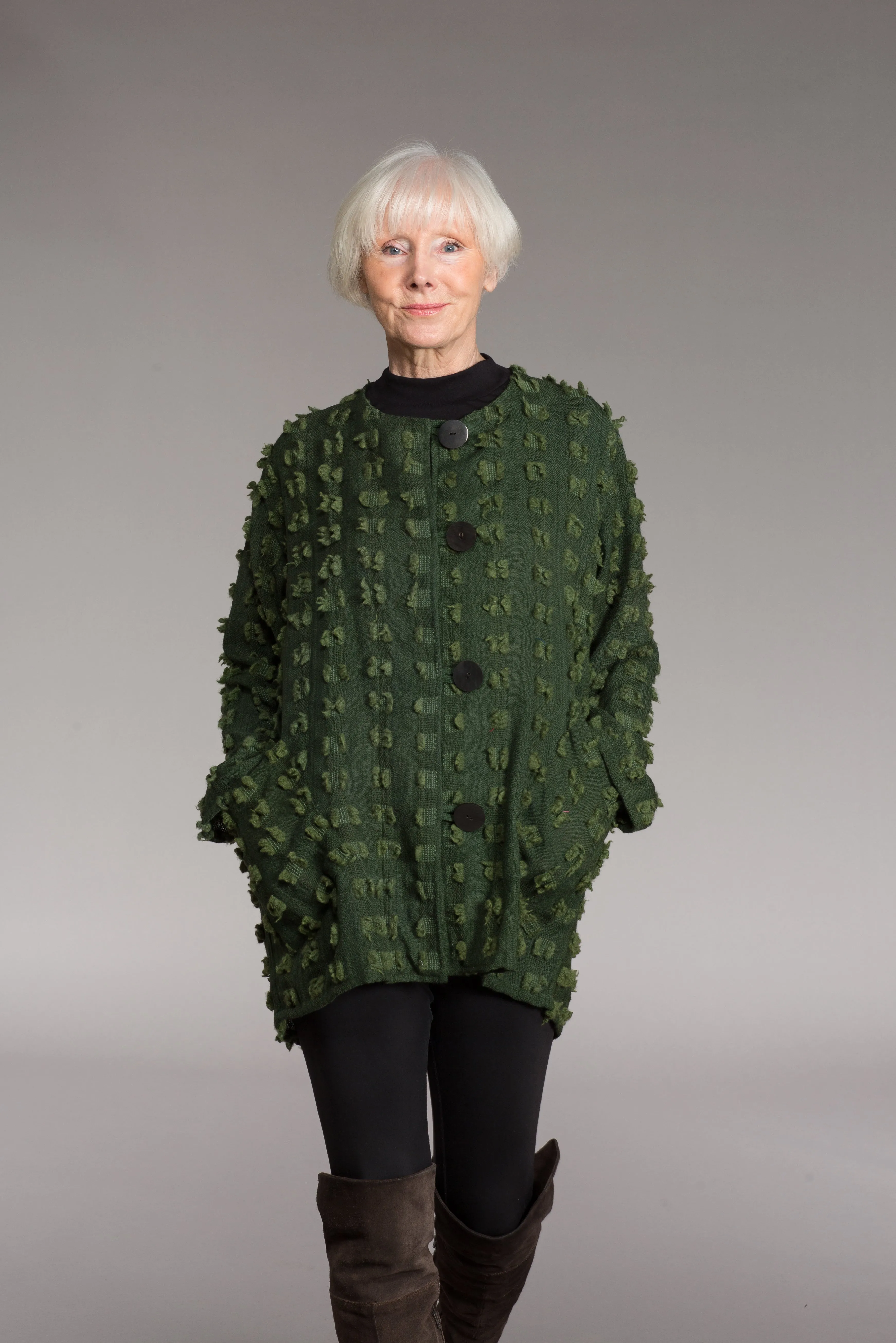 Tilak Jacket Tusser Merino Wool -Only Size 10-14 - Last Few Left!