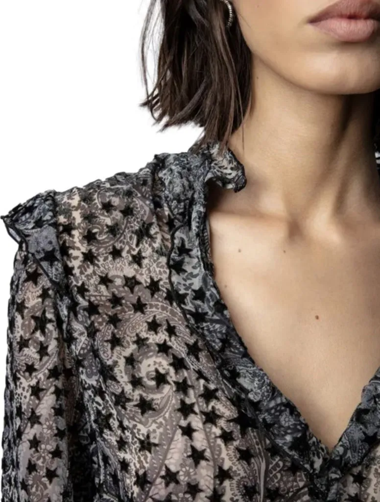 Tuya Burnout Blouse - ZADIG & VOLTAIRE