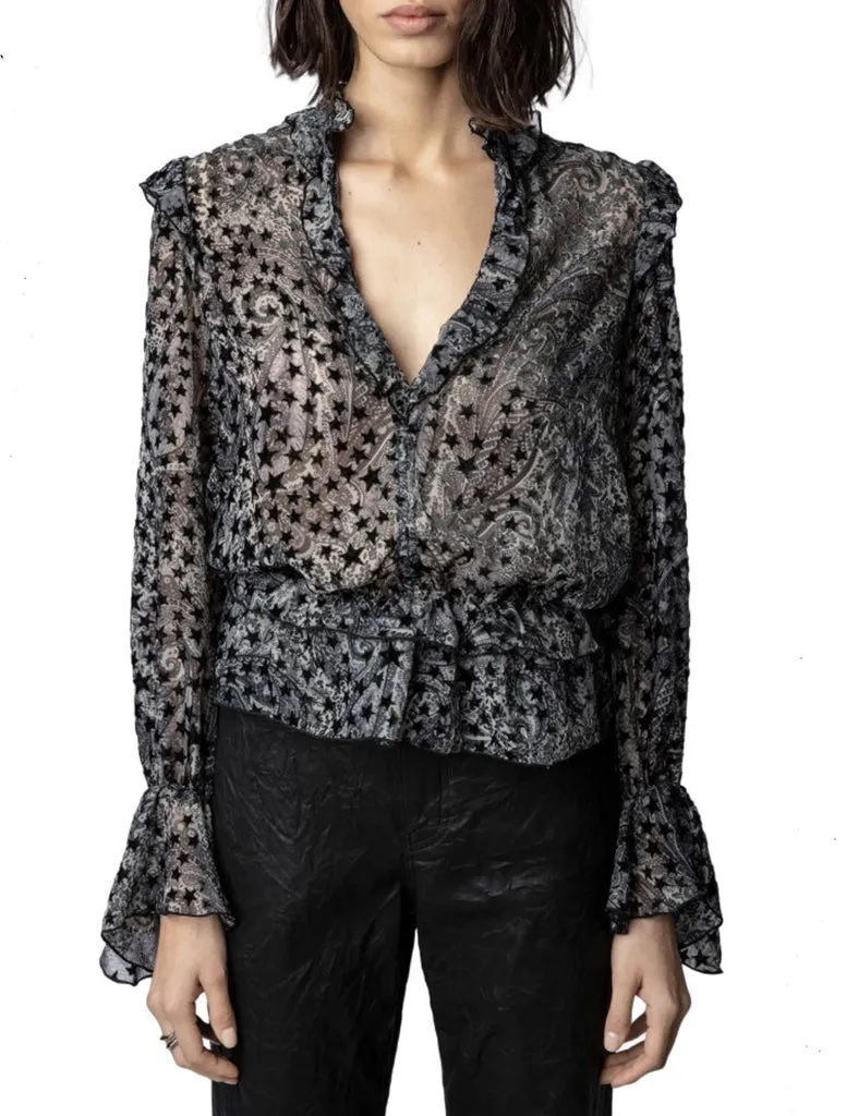 Tuya Burnout Blouse - ZADIG & VOLTAIRE