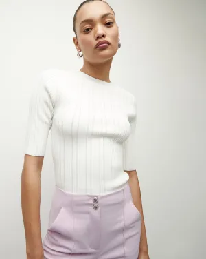 Vaari Rib-Knit Tee