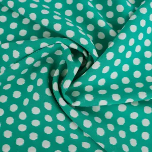 Viscose Lawn - Spots - Green