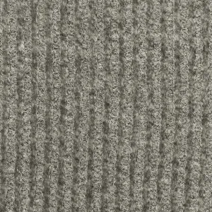 Warm White-Gray-Black Texture Brushed Stretch 5x4 Rib Knit Fabric