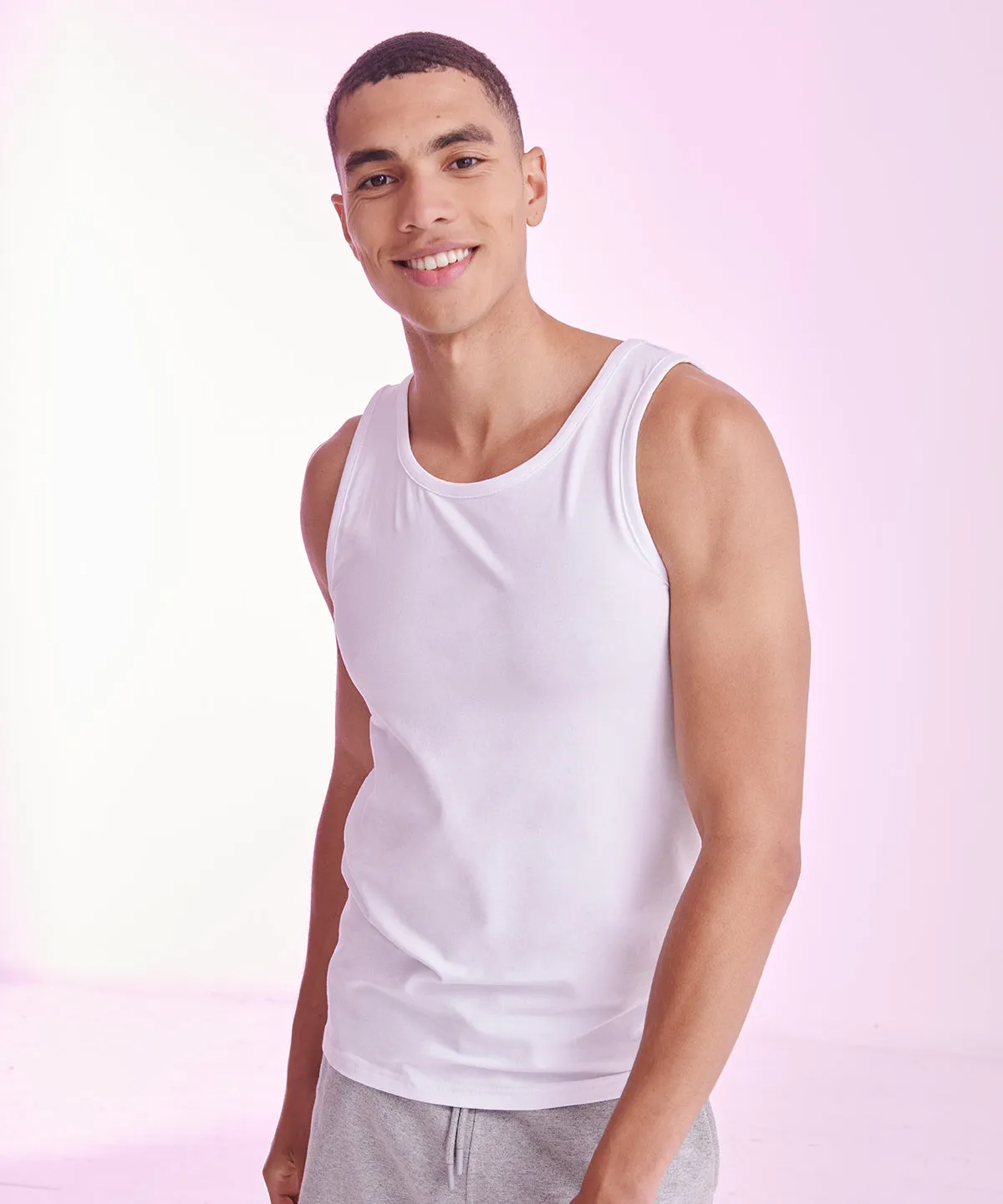 White - Feel good stretch vest