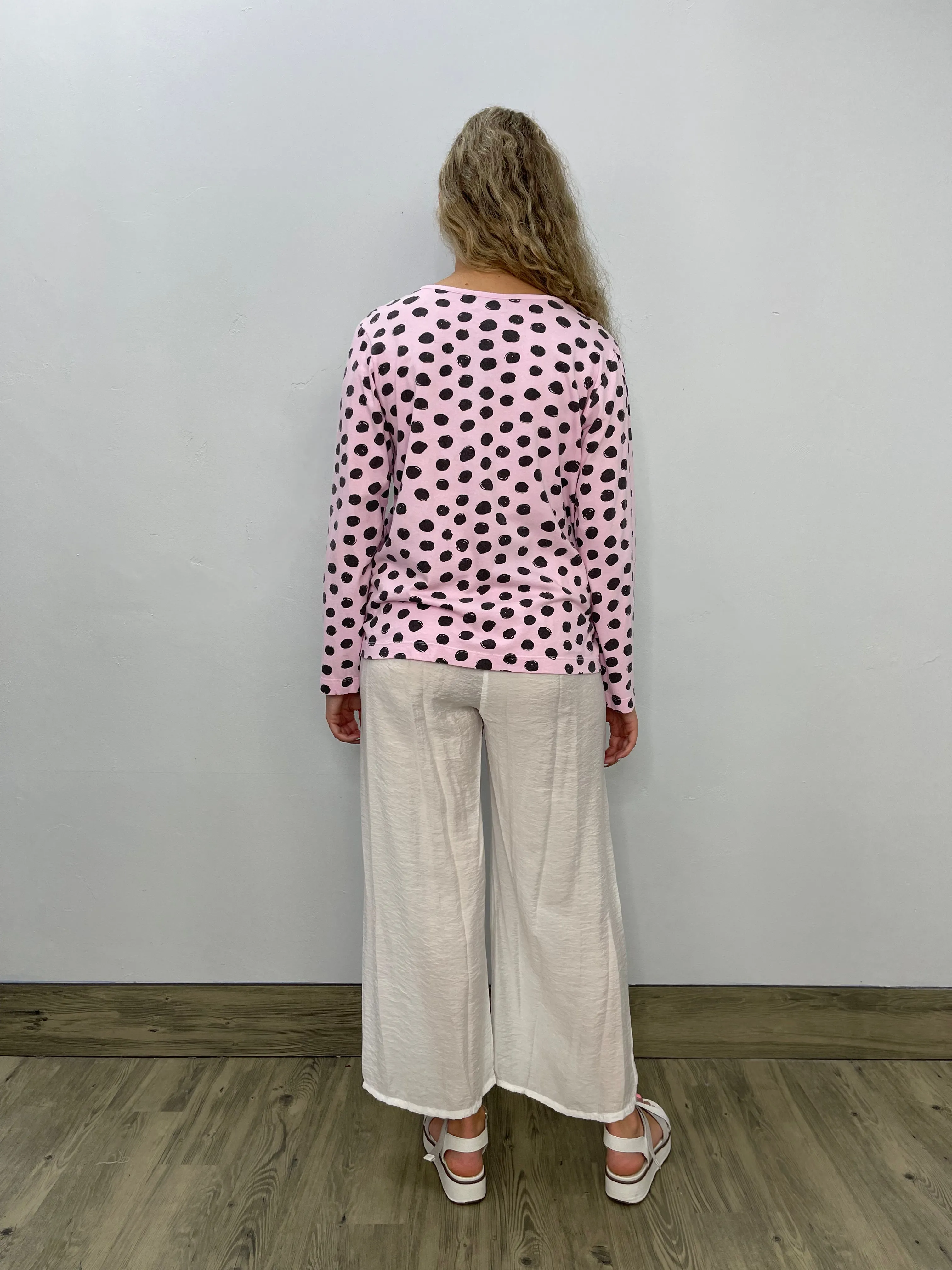 White Flowy Pants with Pockets