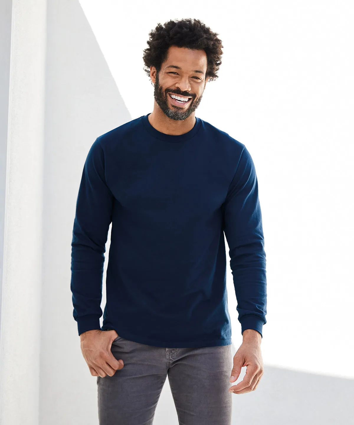 White - Hammer® adult long sleeve t-shirt