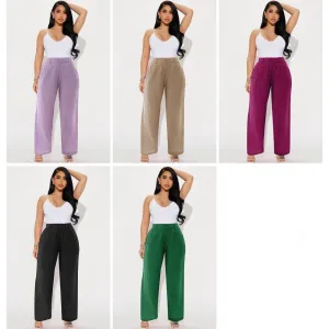 Women's High Waist Wide Leg Pants