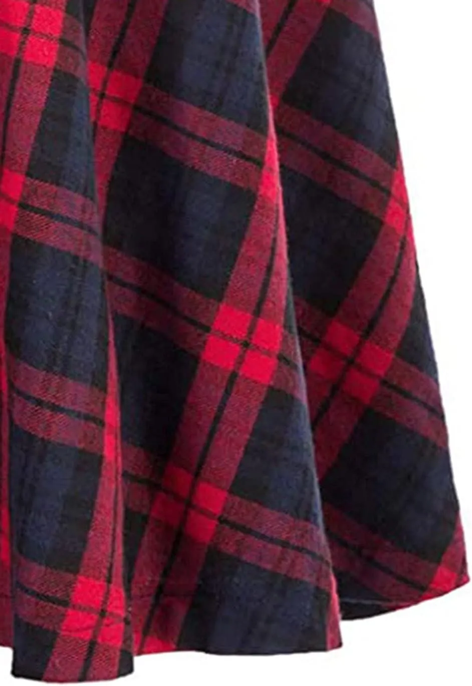Womens Plaid Skirts Button Down Casual Flowy High Waist Lounge Skirt A Line Trendy Summer Trendy Skirt Clothes