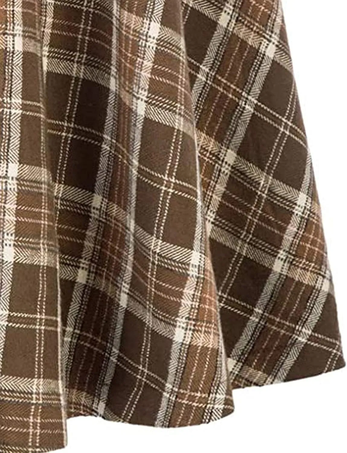 Womens Plaid Skirts Button Down Casual Flowy High Waist Lounge Skirt A Line Trendy Summer Trendy Skirt Clothes